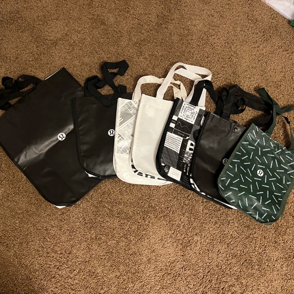 Lululemon Reusable Tote Bags Set